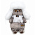 Мягкая игрушка Кот Басик в белой меховой шапке Budi Basa Ks22-302
